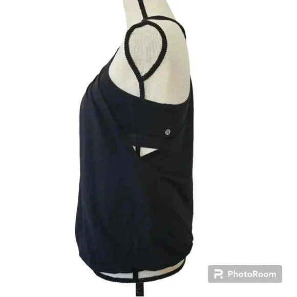 Lululemon Athletica No Limit Black Bra Tank Top - Picture 2 of 10